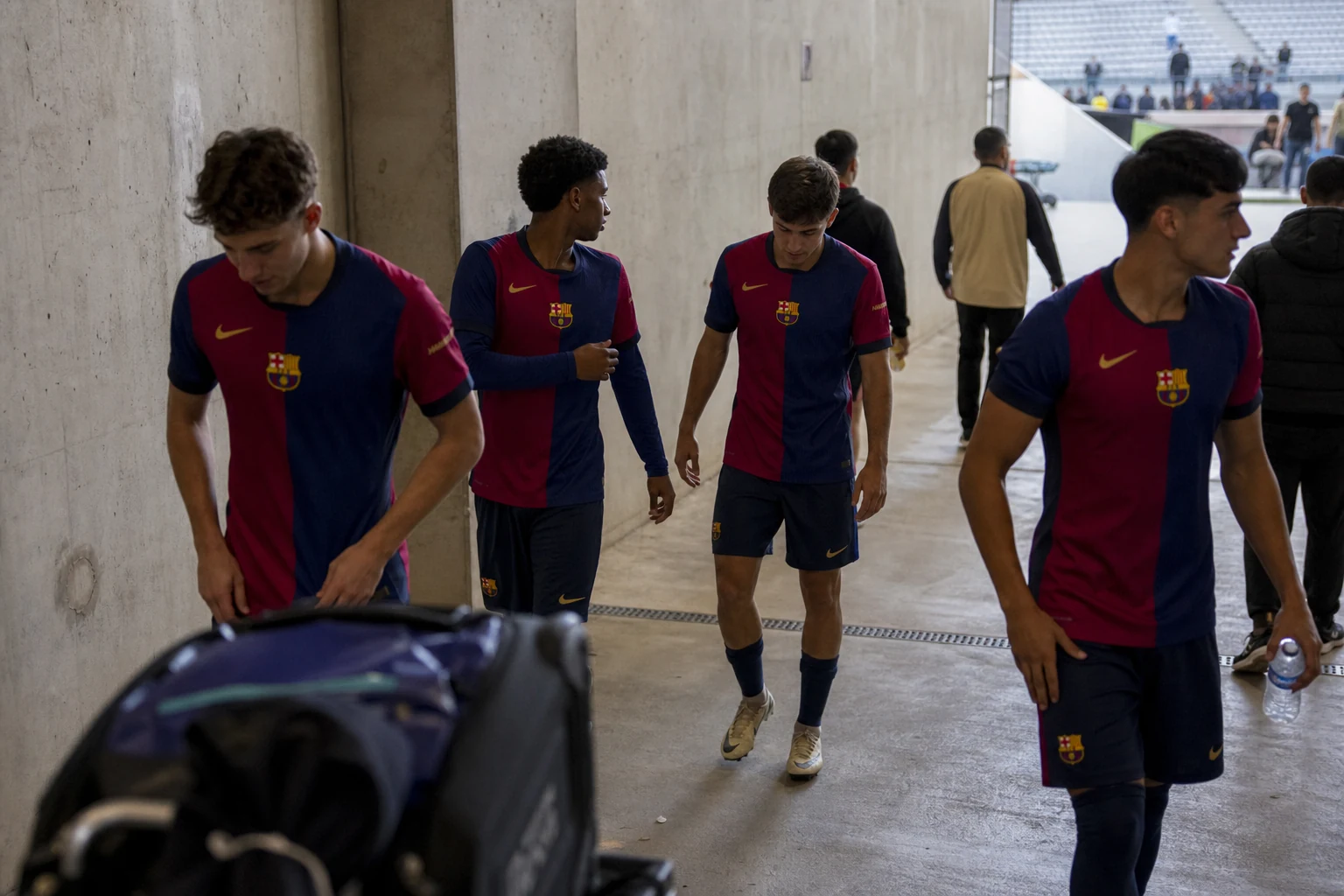 Gordon och Adeyemi står inför sin första Gampermatch med Barcelona